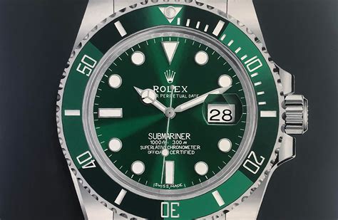 rolex hulk vs ghiera verde|green rolex 16610lv.